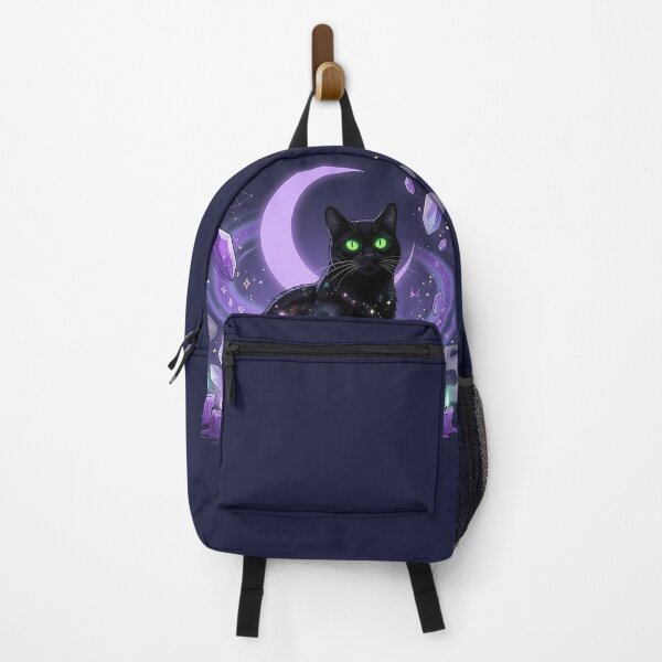 Item preview, Cosmic Black Cat Mystic Moon designed and sold by RkskArt.