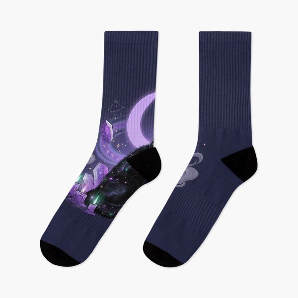 Item preview, Cosmic Black Cat Mystic Moon designed and sold by RkskArt.