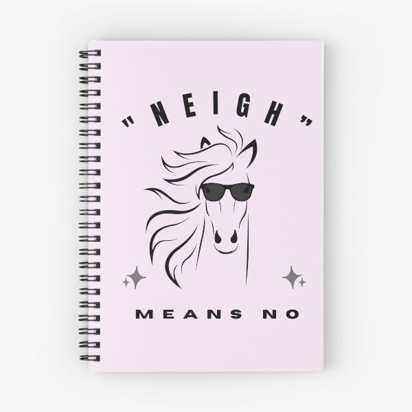 Item preview, "Neigh" means no t-shirt designed and sold by Veronstudio.