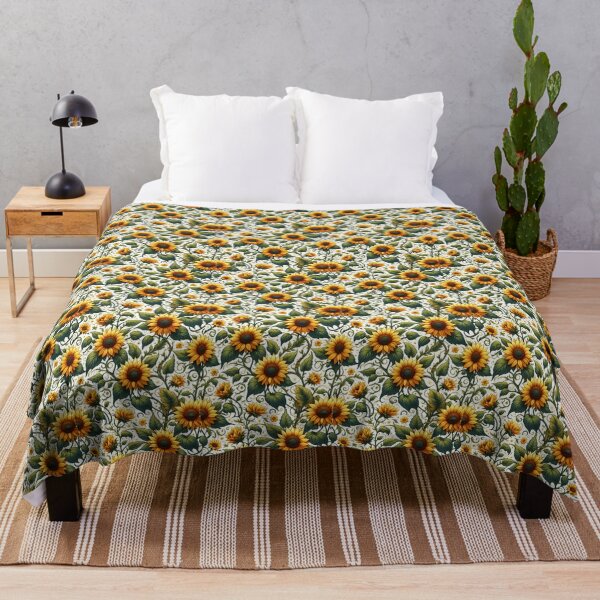 Item preview, Twining Sunflower Vine Pattern designed and sold by Apex Designs.