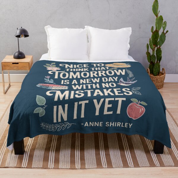 Item preview, Book Lover Tomorrow Quote Anne Shirley designed and sold by Wonderlandjoy.