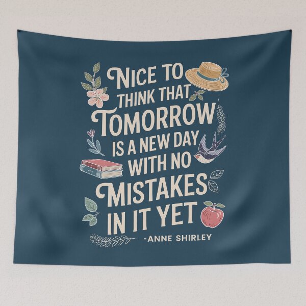 Item preview, Book Lover Tomorrow Quote Anne Shirley designed and sold by Wonderlandjoy.