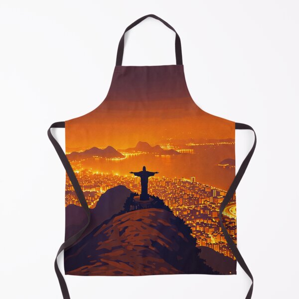 Item preview, Rio de Janeiro Night Skyline Glow designed and sold by Creative_Canvas.