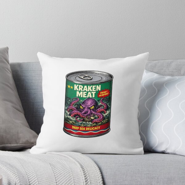 Item preview, Can of Kraken Deep Sea Pop Art ready to eat.  designed and sold by Gunnar Hermansen.