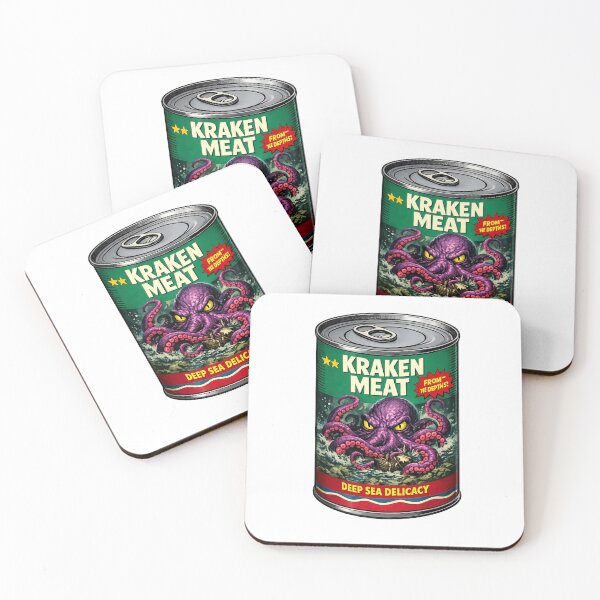 Item preview, Can of Kraken Deep Sea Pop Art ready to eat.  designed and sold by Gunnar Hermansen.