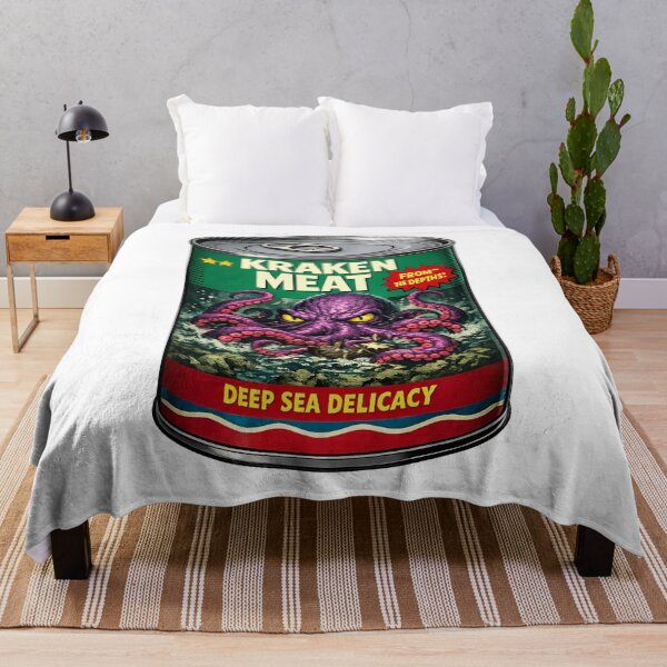 Item preview, Can of Kraken Deep Sea Pop Art ready to eat.  designed and sold by Gunnar Hermansen.