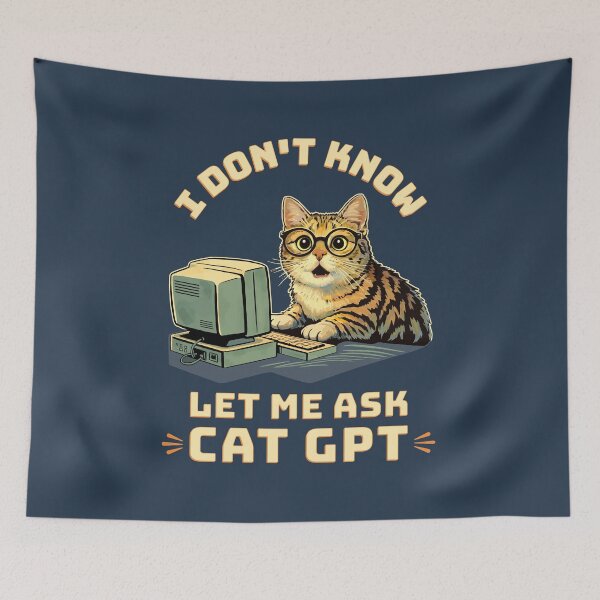 Item preview, Cat GPT designed and sold by Wonderlandjoy.