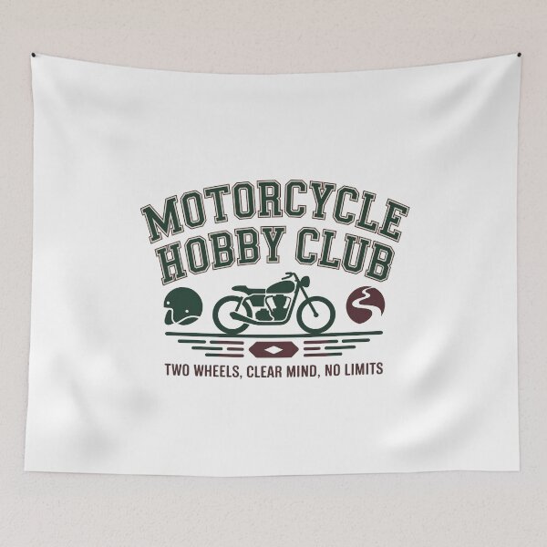 Item preview, Motorcycle Hobby Club Vintage Rider Design designed and sold by WikaKowalczyk.