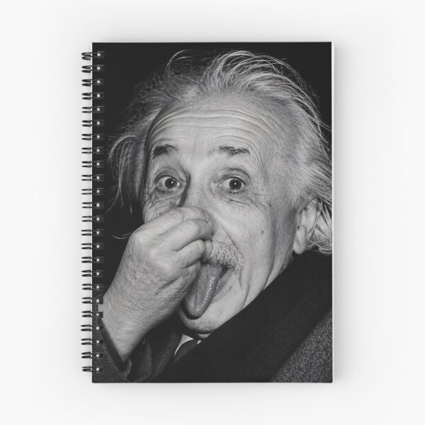 Item preview, Albert Einstein Holding Nose – Bathroom Wall Art designed and sold by Psycho-Crazy.