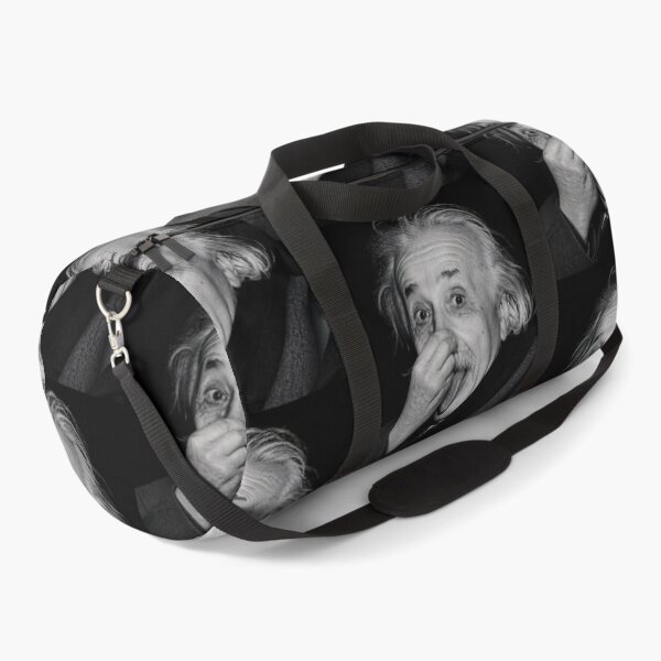 Item preview, Albert Einstein Holding Nose – Bathroom Wall Art designed and sold by Psycho-Crazy.