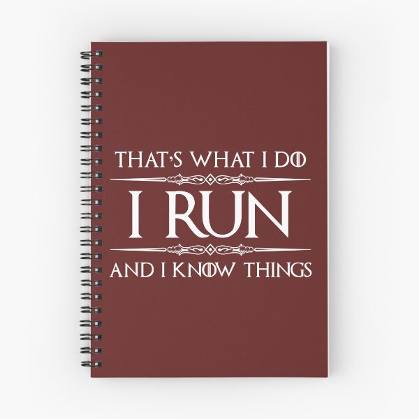 Item preview, Runner and Jogger Gift - I Run and I Know Things Funny Running and Jogging Lovers Gear designed and sold by merkraht.