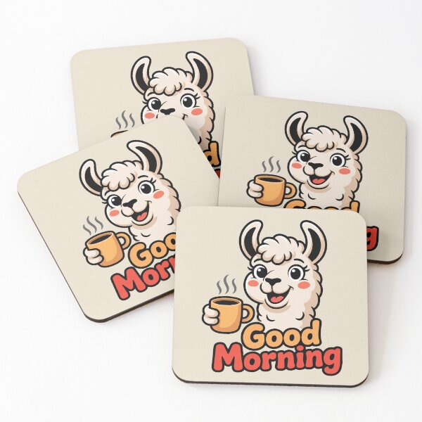 Item preview, Coffee-Loving Llama – Funny Cute Animal Illustration designed and sold by DoraTora.