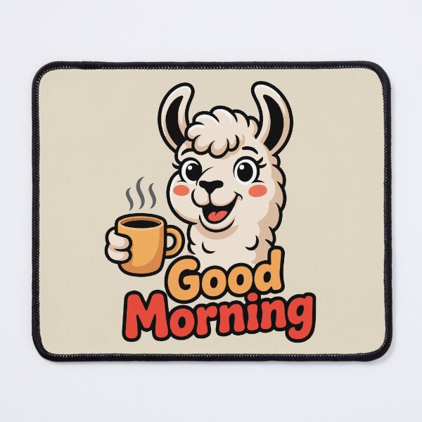 Item preview, Coffee-Loving Llama – Funny Cute Animal Illustration designed and sold by DoraTora.