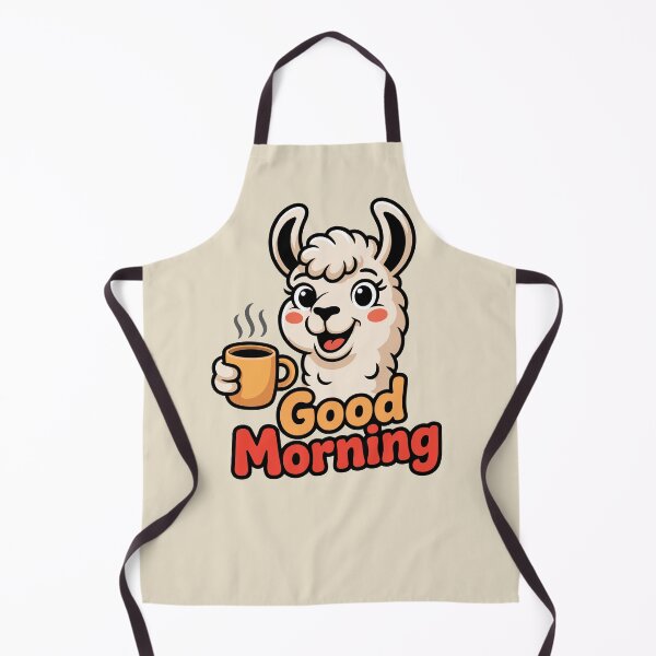 Item preview, Coffee-Loving Llama – Funny Cute Animal Illustration designed and sold by DoraTora.