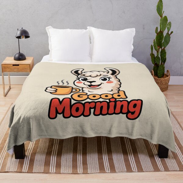 Item preview, Coffee-Loving Llama – Funny Cute Animal Illustration designed and sold by DoraTora.