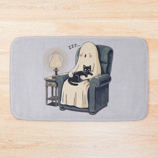 Item preview, Void Cat Sleeping Ghost - Cozy Spooky Black Cat designed and sold by Wonderlandjoy.