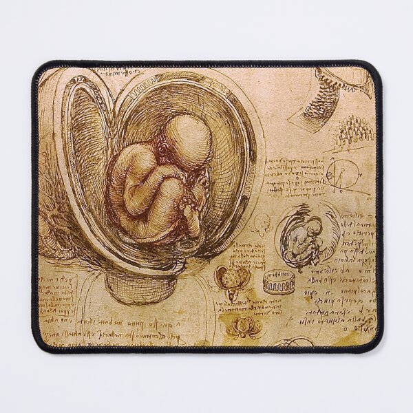 Item preview, Historical Da Vinci Studies of Embryos designed and sold by HighIQHistory.