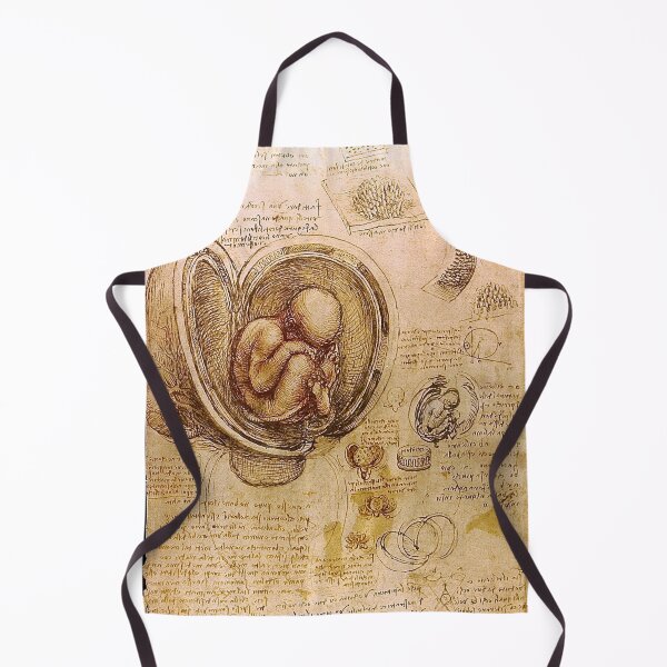 Item preview, Historical Da Vinci Studies of Embryos designed and sold by HighIQHistory.