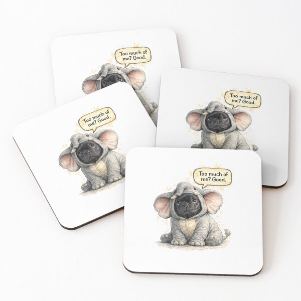 Item preview, Funny French Bulldog Elephant Costume – Too Much of Me? Good designed and sold by shallia.