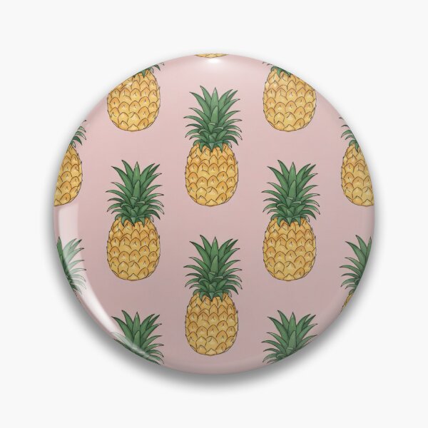 Item preview, Pineapple Pattern on Pink Background designed and sold by Vileprint.