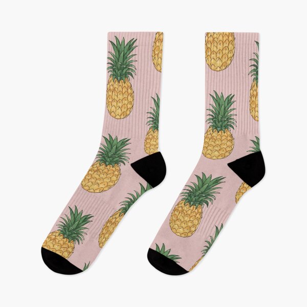 Item preview, Pineapple Pattern on Pink Background designed and sold by Vileprint.