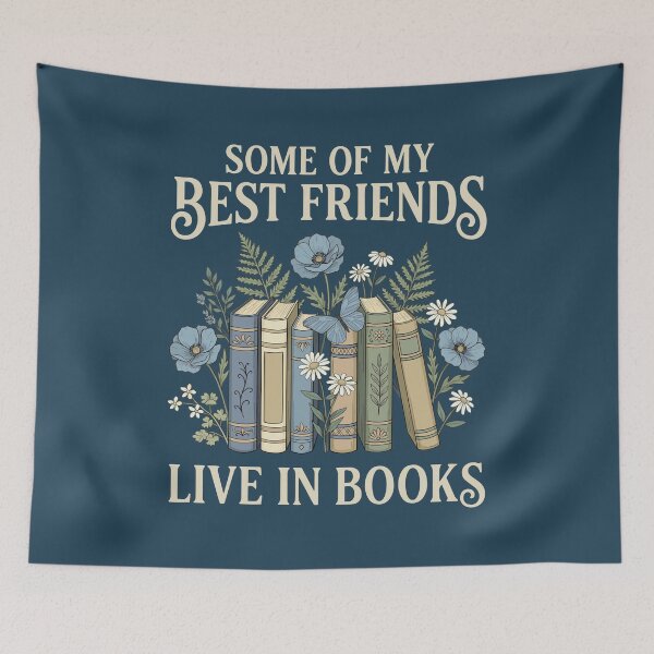 Item preview, Book Lover Vintage Botanical Friends designed and sold by Wonderlandjoy.