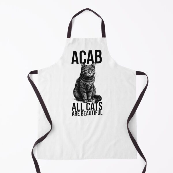 Item preview, ACAB – All Cats Are Beautiful | Funny Cat Illustration Design for Cat Lovers designed and sold by xndrlab.