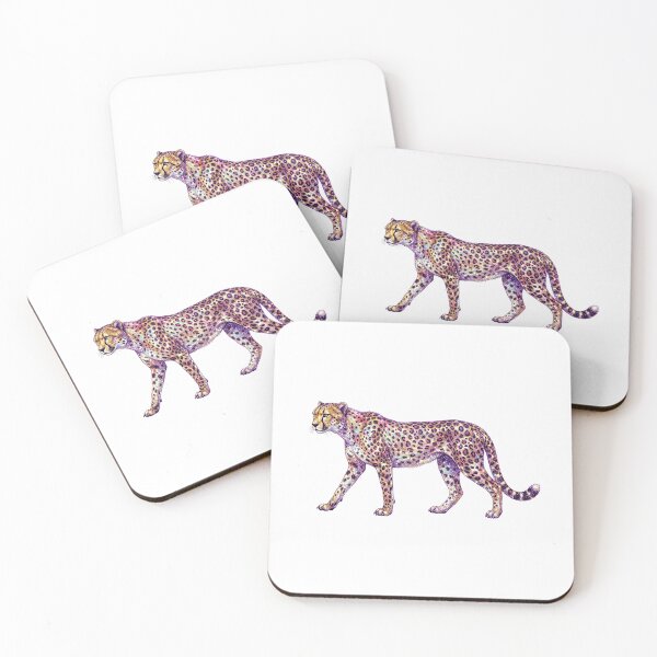 Artikelvorschau, Glitzerndes Gold, Lila, Rosa, Buntes Gepard entworfen und verkauft von SOUFIANE1991.