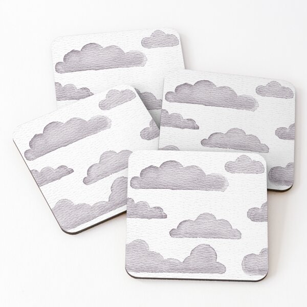 Item preview, Dreamtime Clouds Watercolor Pattern - Snow + Fig designed and sold by Irene Estelle.