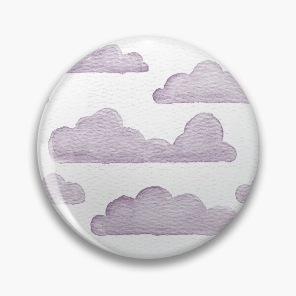 Item preview, Dreamtime Clouds Watercolor Pattern - Snow + Plum designed and sold by Irene Estelle.