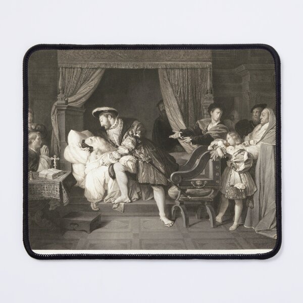 Item preview, The Death of Leonardo da Vinci, 19th Century Artwork designed and sold by HighIQHistory.