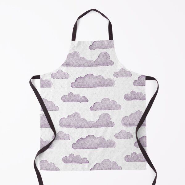 Item preview, Dreamtime Clouds Watercolor Pattern - Snow + Plum designed and sold by Irene Estelle.