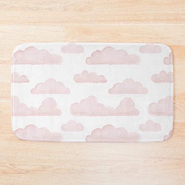 Item preview, Dreamtime Clouds Watercolor Pattern - Snow + Rose designed and sold by Irene Estelle.