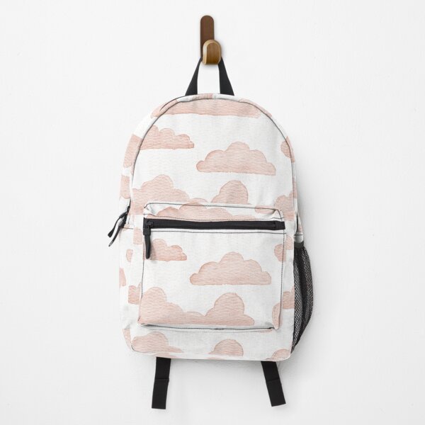 Item preview, Dreamtime Clouds Watercolor Pattern - Snow + Coral designed and sold by Irene Estelle.