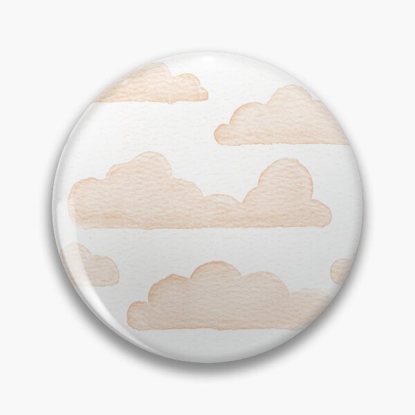 Item preview, Dreamtime Clouds Watercolor Pattern - Snow + Melon designed and sold by Irene Estelle.