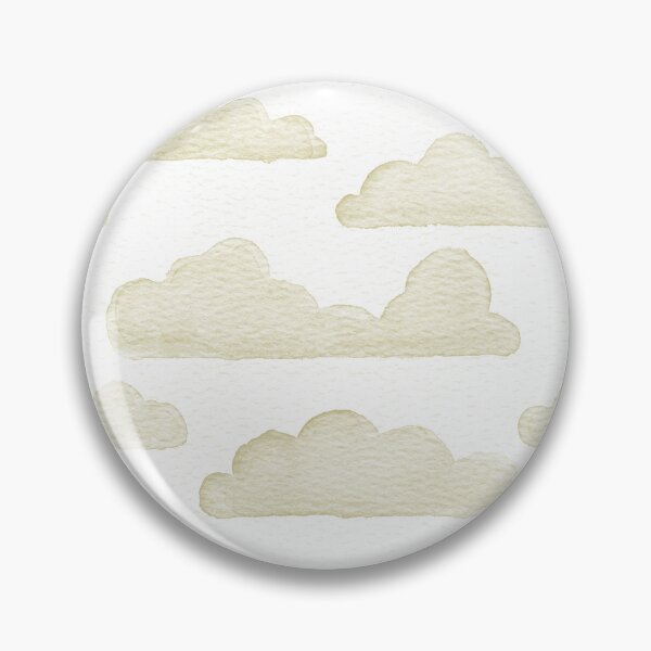 Item preview, Dreamtime Clouds Watercolor Pattern - Snow + Gold designed and sold by Irene Estelle.
