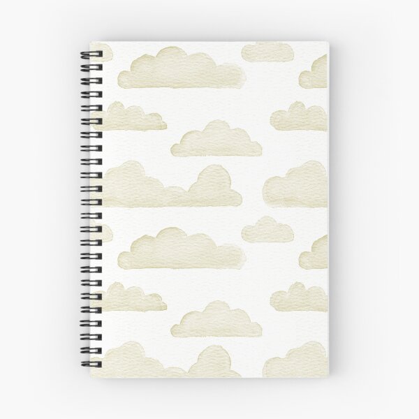 Item preview, Dreamtime Clouds Watercolor Pattern - Snow + Gold designed and sold by Irene Estelle.