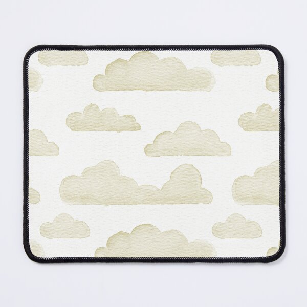 Item preview, Dreamtime Clouds Watercolor Pattern - Snow + Gold designed and sold by Irene Estelle.