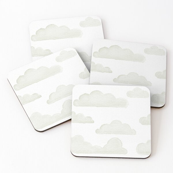Item preview, Dreamtime Clouds Watercolor Pattern - Snow + Tea designed and sold by Irene Estelle.