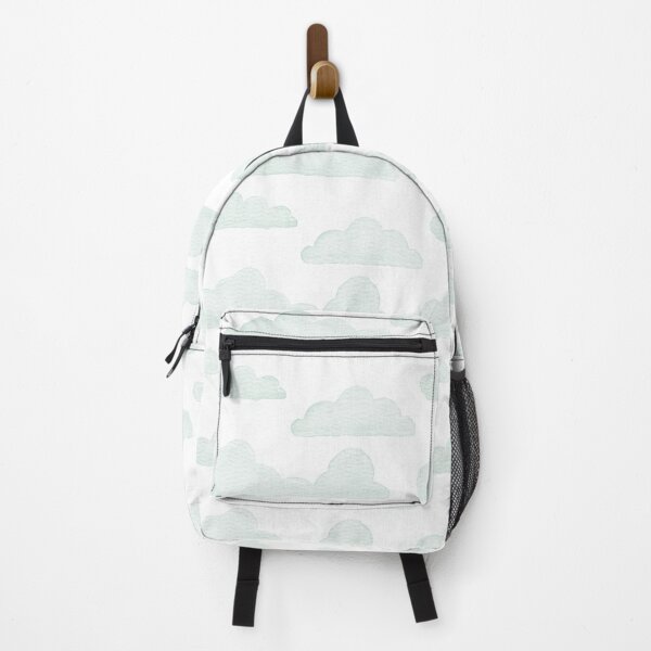 Item preview, Dreamtime Clouds Watercolor Pattern - Snow + Mint designed and sold by Irene Estelle.