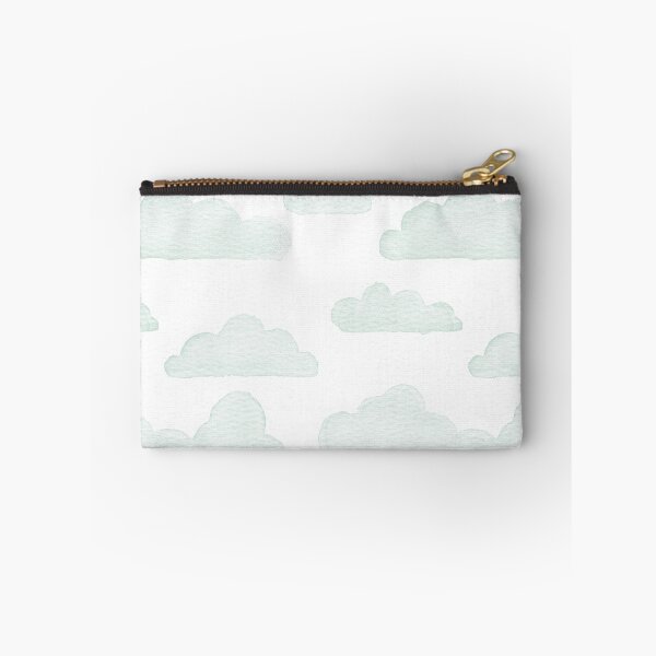 Item preview, Dreamtime Clouds Watercolor Pattern - Snow + Mint designed and sold by Irene Estelle.