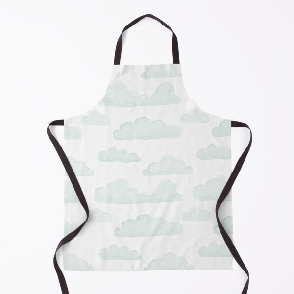 Item preview, Dreamtime Clouds Watercolor Pattern - Snow + Mint designed and sold by Irene Estelle.