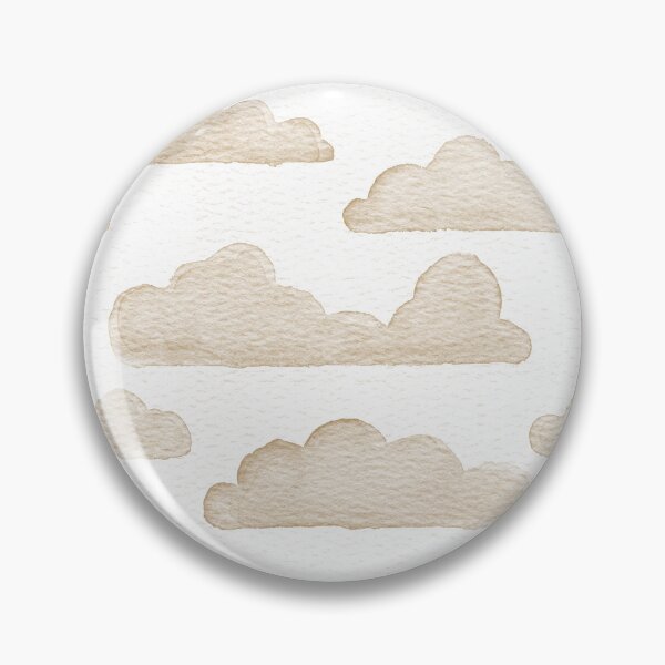 Item preview, Dreamtime Clouds Watercolor Pattern - Snow + Fawn designed and sold by Irene Estelle.
