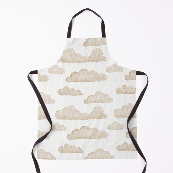 Item preview, Dreamtime Clouds Watercolor Pattern - Snow + Fawn designed and sold by Irene Estelle.
