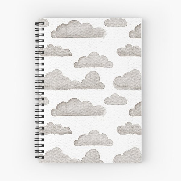 Item preview, Dreamtime Clouds Watercolor Pattern - Snow + Earth designed and sold by Irene Estelle.