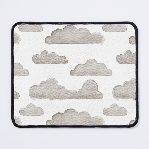 Item preview, Dreamtime Clouds Watercolor Pattern - Snow + Earth designed and sold by Irene Estelle.