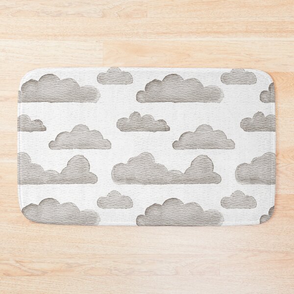 Item preview, Dreamtime Clouds Watercolor Pattern - Snow + Earth designed and sold by Irene Estelle.