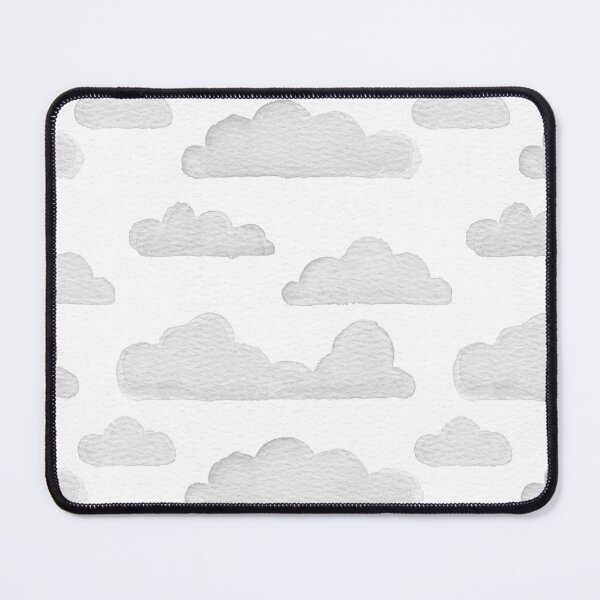 Item preview, Dreamtime Clouds Watercolor Pattern - Snow + Fog designed and sold by Irene Estelle.