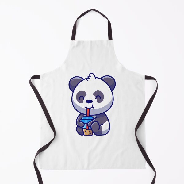 Item preview, Cute Panda Drinking Bubble Milk Tea designed and sold by Autotred.