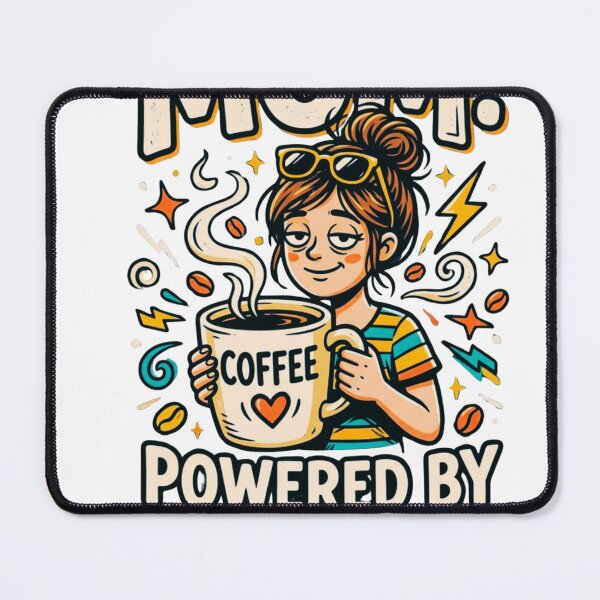 Item preview, Mom: Powered  By Coffee designed and sold by MerchWSzpilkach.
